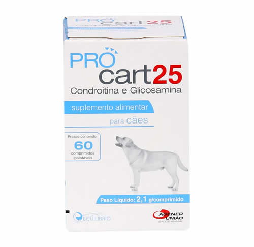 Suplemento Alimentar Procart 25 Agener C/ 60 Comprimidos