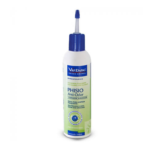 Limpador Auricular Virbac Phisio Anti -Odor 100ml