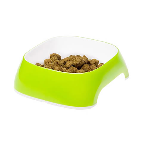 Comedouro Ferplast Glam Extra Pequeno Plstico - Verde - 0,2 Litro