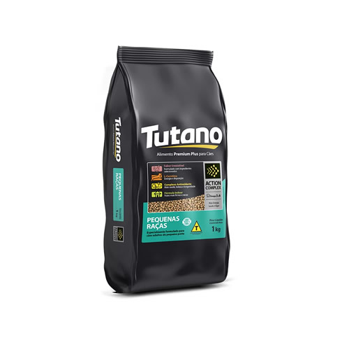 Rao Tutano para Ces Adultos de Porte Pequeno Sabor Frango 1kg