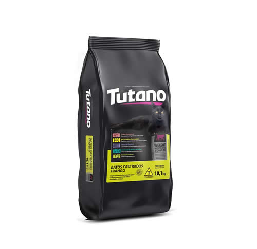 Rao Tutano para Gatos Castrados Sabor Frango 10,1kg