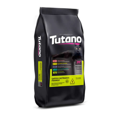 Rao Tutano para Gatos Castrados Sabor Frango - 1kg 