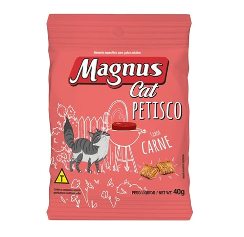 Petisco Magnus Cat Sabor Carne para Gatos 40g