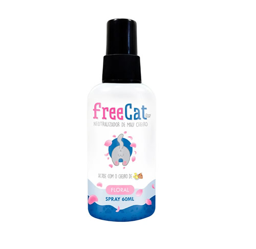 Eliminador de Odores FreeCat Floral 60 ml