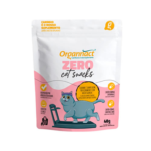 Suplemento Organnact Zero Cat Snacks para Gatos 40g
