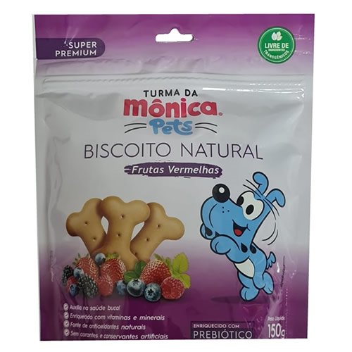 Turma Da Monica Ces 150gr Biscoito Frutas Vermelhas
